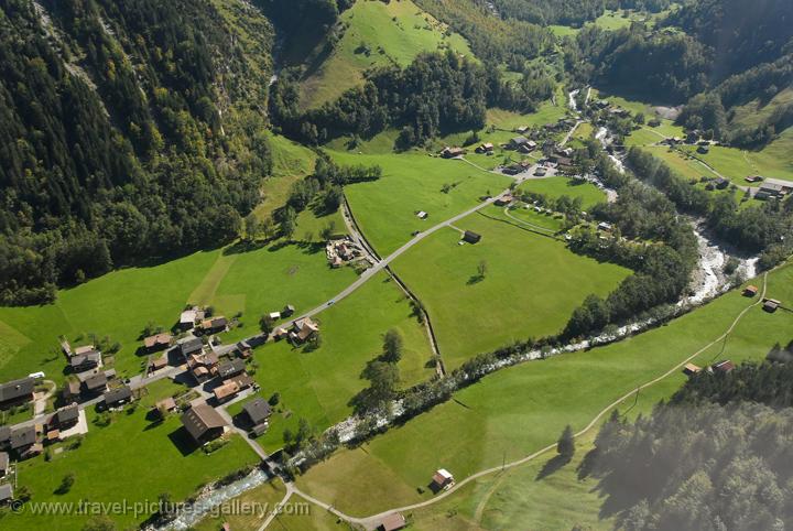 the view from the Murren cable car