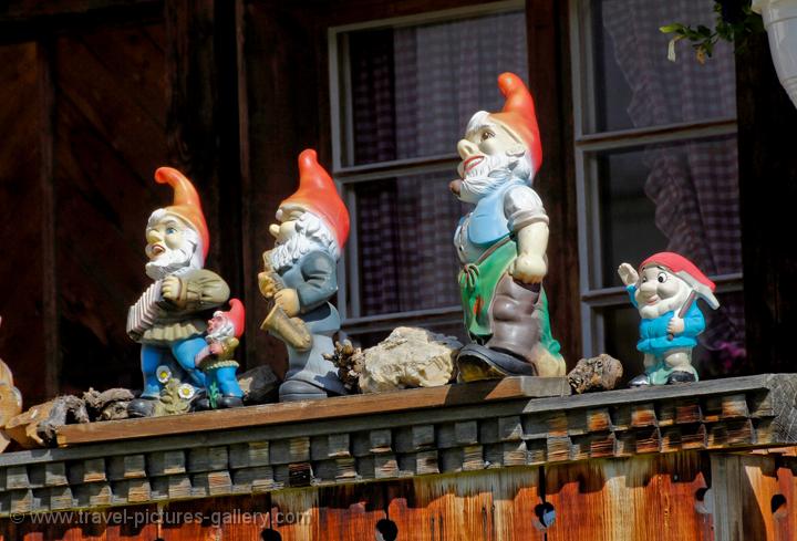 garden gnomes, Mürren