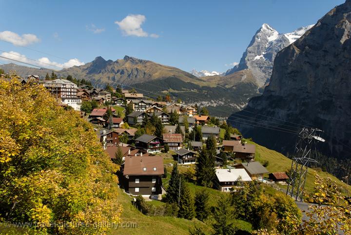 Murren from the cable car