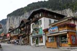 the mainstreet at Lauterbrunnen, Staubach Falls