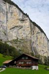 farmhouse with Staubach Falls, Lauterbrunnen