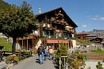 a chalet hotel in Murren