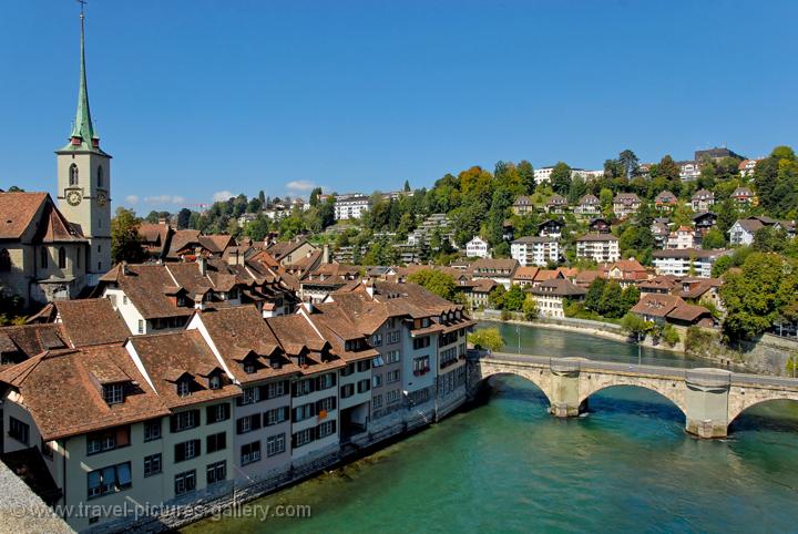 Berne, bridge over the river Aar