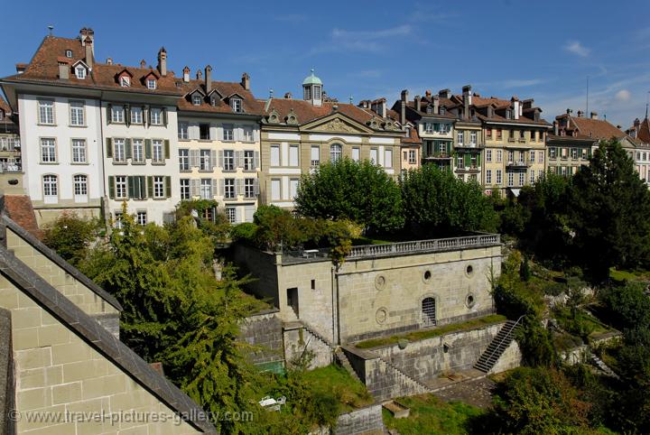 Berne, houses on the Munsterpromenade