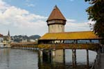 Lucerne, (Luzern), Kapellbrücke, Chapel Bridge
