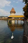 Lucerne, (Luzern), Kapellbrcke, Chapel Bridge