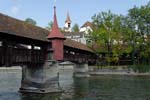 Lucerne, (Luzern), Spreuerbrcke, bridge