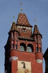 Basel, Town Hall tower, Rathaus turm