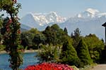 Thun, Eiger, Monch and Jungfrau, Lake Thun
