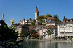 Thun, old town, Aare river