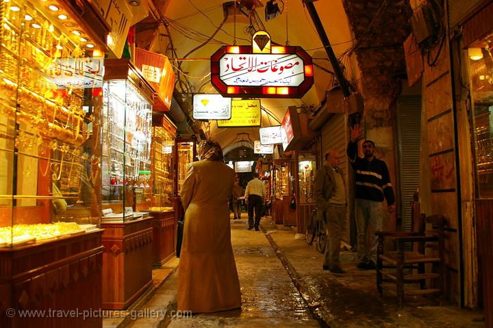 the Aleppo Gold Souq