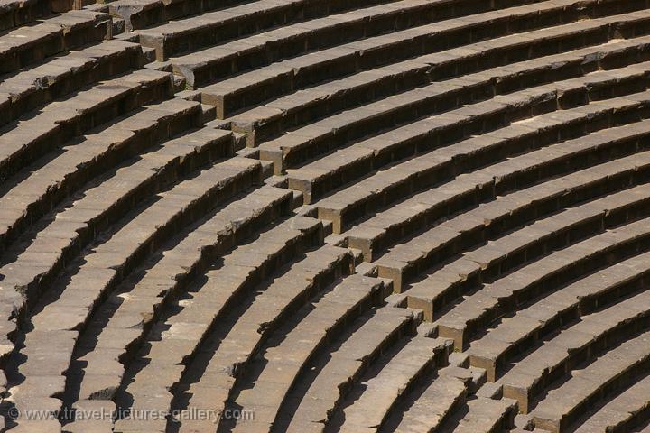 Bosra, seats at the Roman theatre