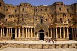 Pictures of Syria - Bosra, main stage of the theatre