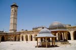 Aleppo, inner coutyard of the Grand Mosque 