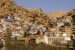 the ancient town of Maalula, Al-Qalamoun mountains