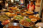 delicious Thai food at a street market