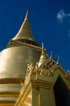 golden spires at the Wat Phra Kaew