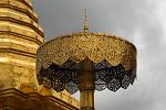 gilded umbrella at Doi Suthep