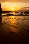 sunset at low tide, Ao Nang Beach, Krabi
