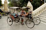 bicycle rickshaws at the Phra Pathom Chedi, Nakon Pathom