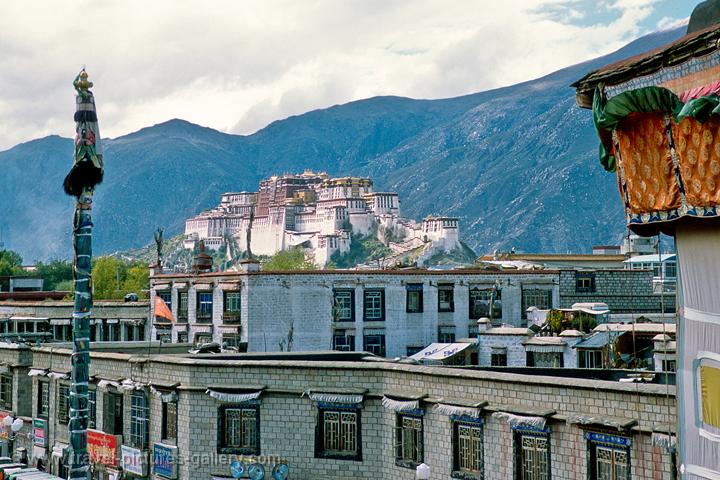 the Potala Palace from the Jokhang