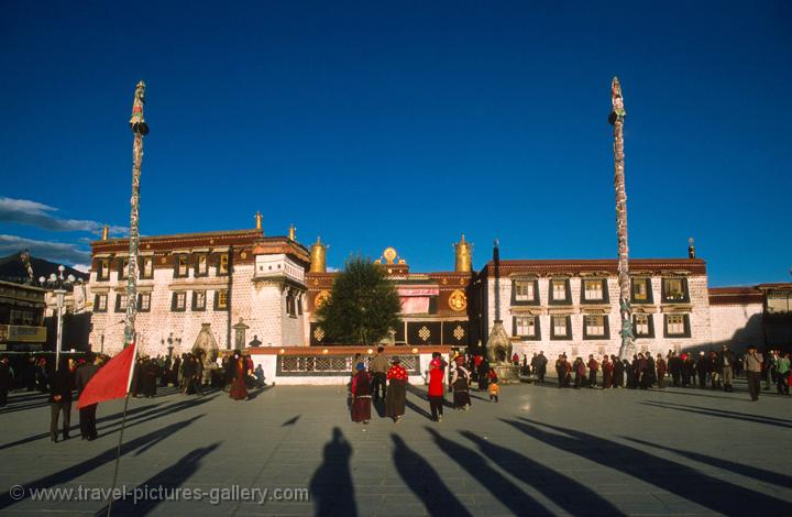 the Jokhang Temple, the most sacred and important temple in Tibet