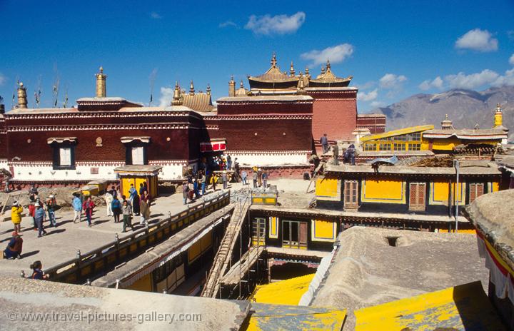 on the Potala roof