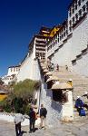 stairway leading to the Potala Palace