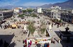 Barkhor Square from the Jokhang