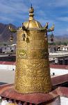 a gilded ornament at the Jokhang