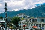 the Potala and Barkhor Square from the Jokhang