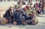 pilgrims at the Jokhang Temple