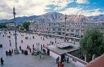 Barkhor Square from the Jokhang