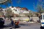 the Potala from the streets below