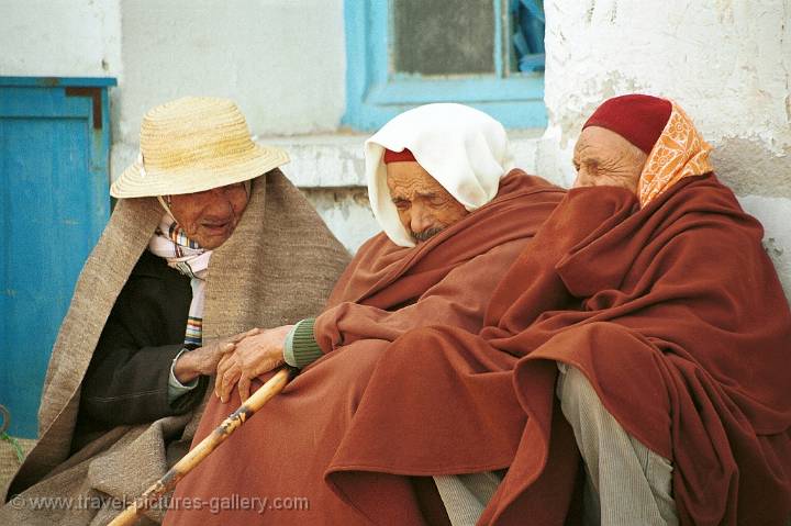 old Berber men resting