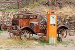 New Mexico - rusting cars, Mogollon ghost town