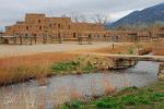 New Mexico- Taos, Pueblo, adobe architecture