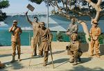 California - San Diego, monument at the Embarcadero
