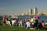 California - San Diego, people relaxing on the waterfront