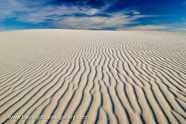 New Mexico- White Sands National Monument, desert landscape