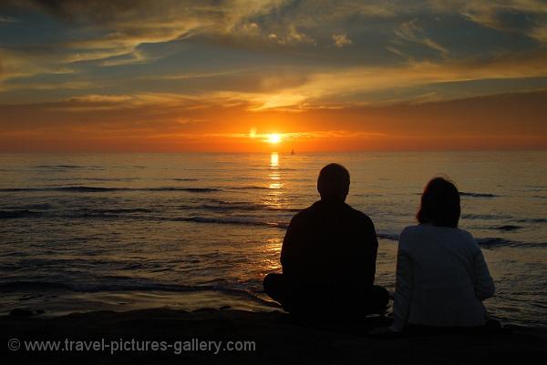 California - San Diego sunset