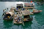 local fishing people living on boats
