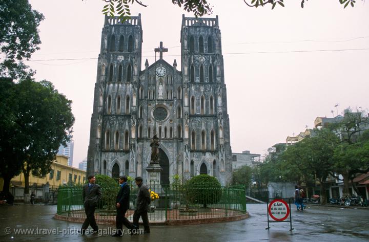 Hanoi Cathedral, ( Saint Joseph's Cathedral), built by the French