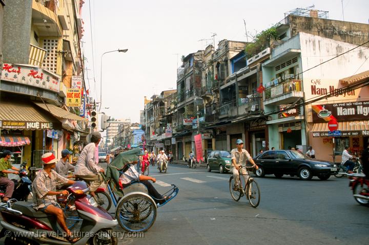 downtown street scene