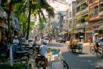 a typical downtown street scene