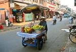 a downtown street vendor