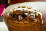 dragon image on an incense vat, Cholon