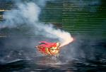 dragon at a water puppet show