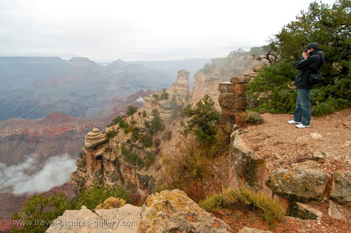 deep down in the canyon