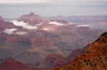 Grand Canyon pictures -sunset on a cloudy day